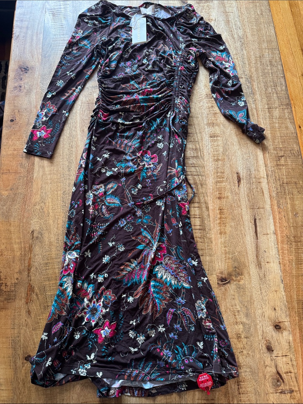 Love the Label Astrid Midi Maxi Dress in Charlotte Floral Print size small NEW